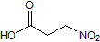 3-Nitropropionic acid Structure