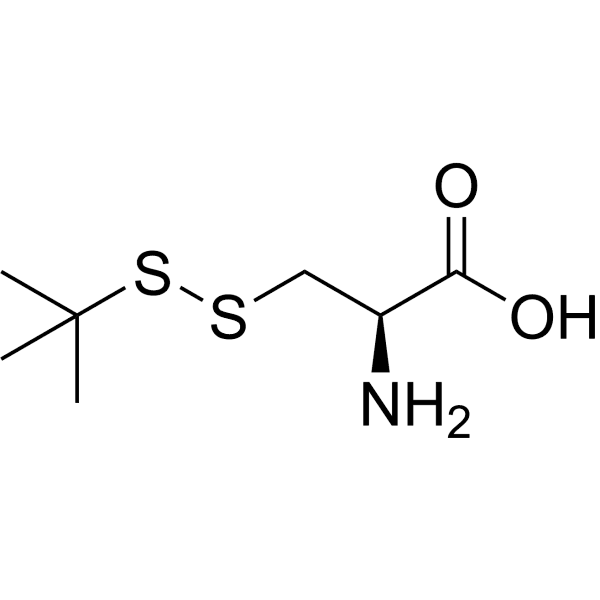 S-tert-Butylmercapto-L-cysteine Structure