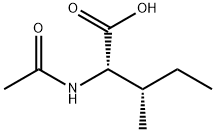 (2S,3S)-2-Acetamido-3-methylpentanoic acid Structure