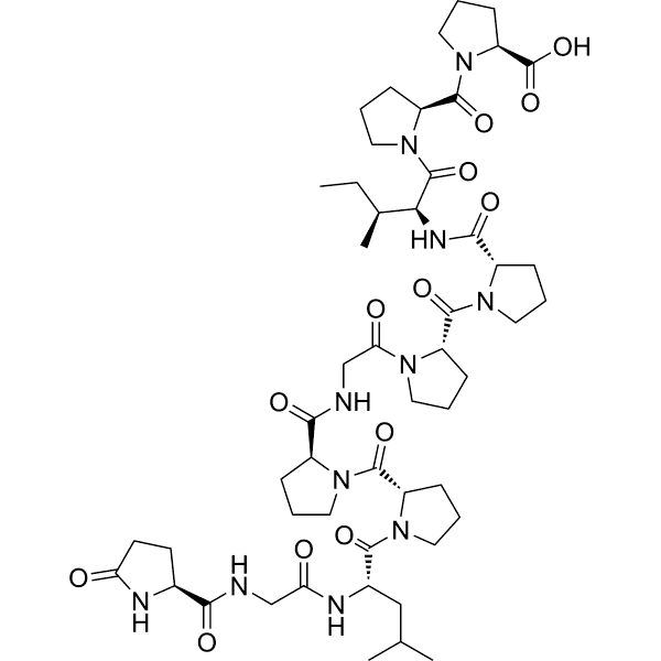 Bradykinin potentiator C Structure