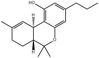 Tetrahydrocannabivarin Structure