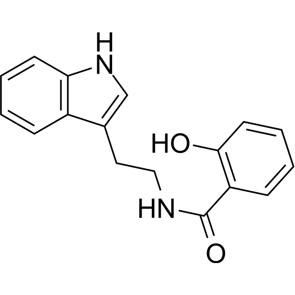 N-Salicyloyltryptamine Structure