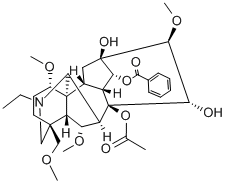 3-Deoxyaconitine Structure