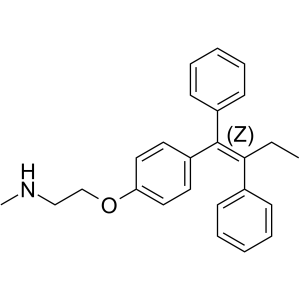 N-Desmethyltamoxifen  Structure