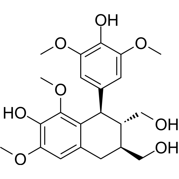 (-)-Lyoniresinol  Structure