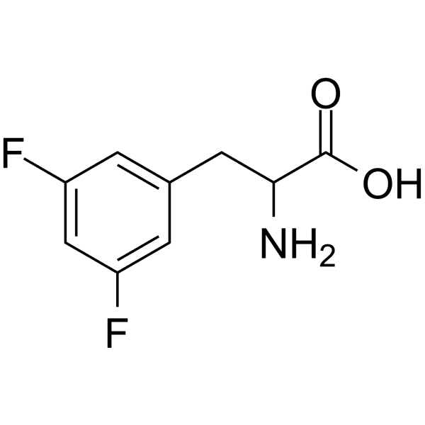 3, 5-Difluoro-DL-phenylalanine Structure