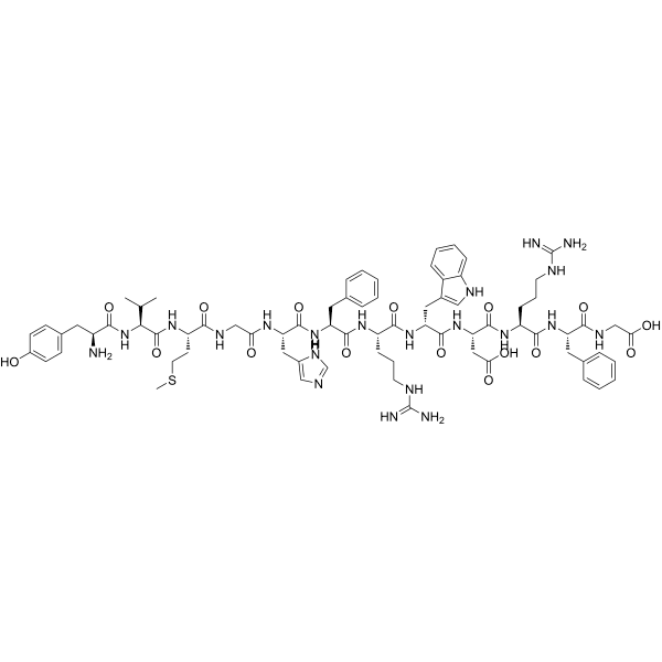 [D-Trp8]-γ-MSH Structure