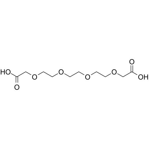 CH2COOH-PEG3-CH2COOH  Structure