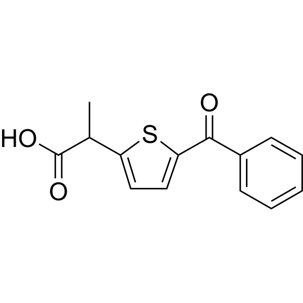 Tiaprofenic acid Structure