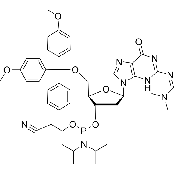 DMT-dG(dmf)-CE Structure