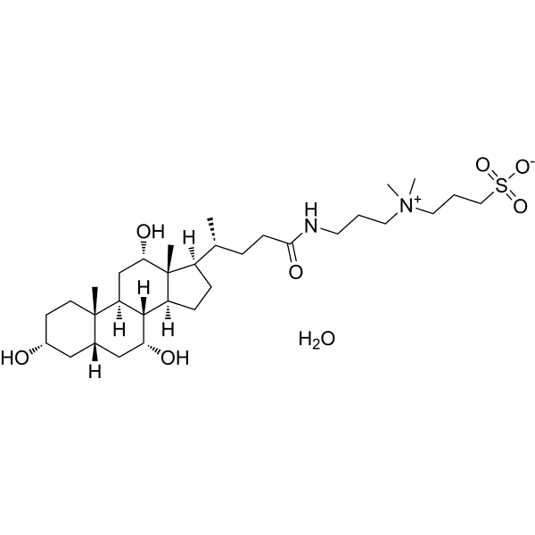 CHAPS hydrate Structure