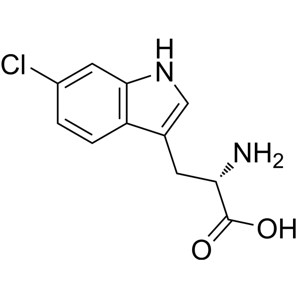 6-Chloro-L-tryptophan Structure