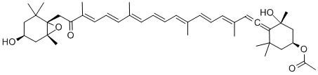 Fucoxanthin (UV>30%) Structure