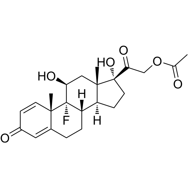 Isoflupredone acetate Structure