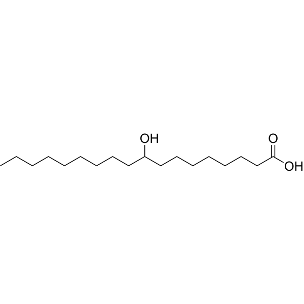 9-Hydroxyoctadecanoic acid Structure