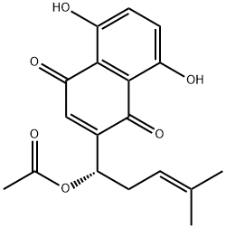 Acetylalkannin Structure