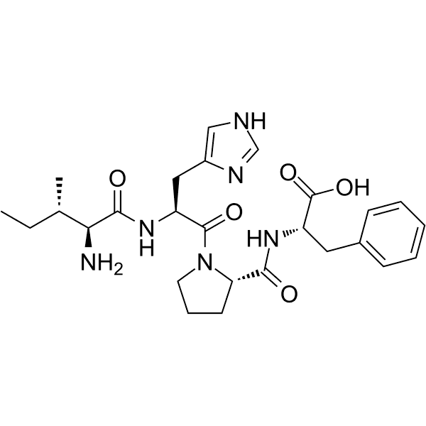 Angiotensin II (5-8), human Structure