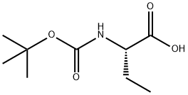 Boc-L-2-aminobutanoic acid Structure
