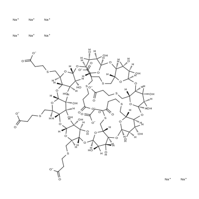 Sugammadex (sodium) Structure