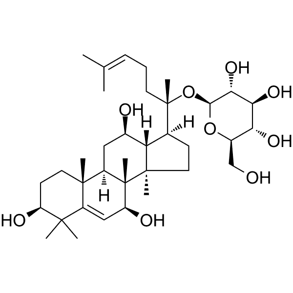 Ginsenoside Rh7 Structure