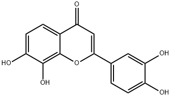 7,8,3′,4′-Tetrahydroxyflavone Structure