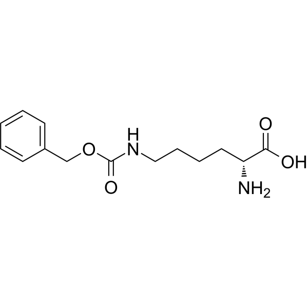 H-D-Lys(Z)-OH Structure