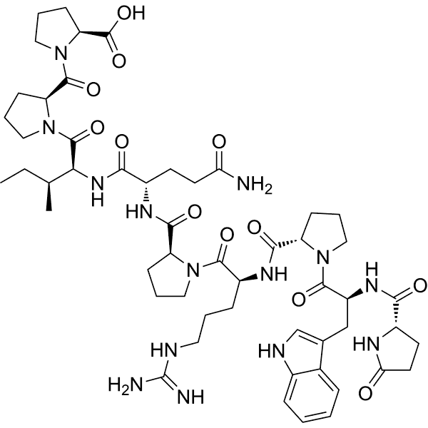 Teprotide Structure