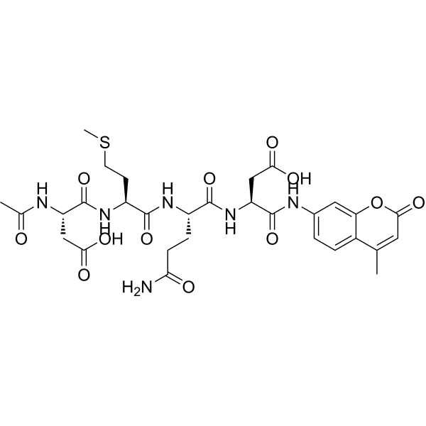 Ac-DMQD-AMC Structure