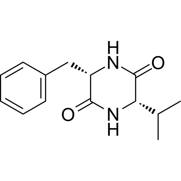 Cyclo(L-Phe-L-Val) Structure