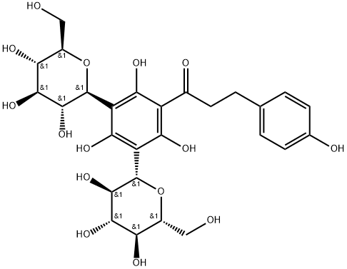 Phloretin 3',5'-Di-C-glucoside Structure