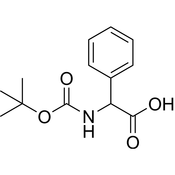 Boc-DL-Phg-OH Structure