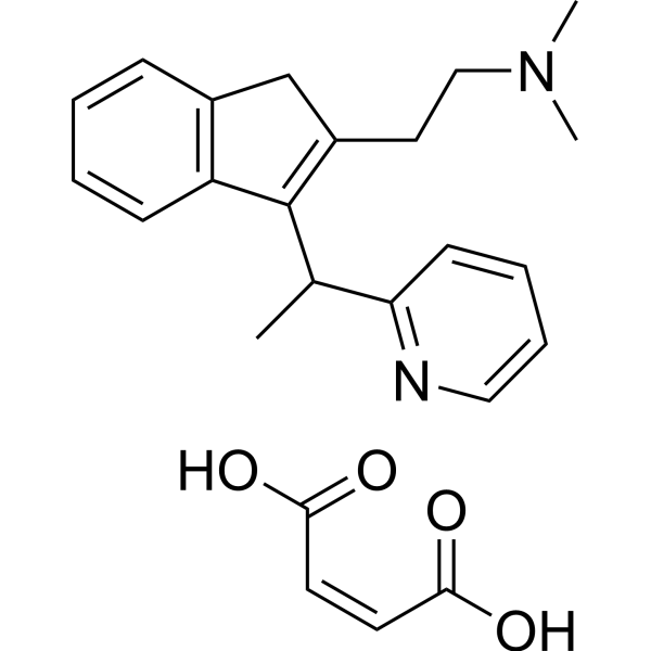 Dimethindene maleate Structure