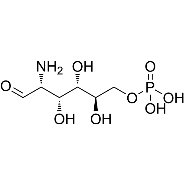 D-Glucosamine 6-phosphate Structure