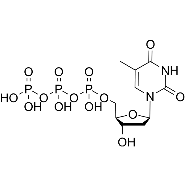 Deoxythymidine-5'-triphosphate Structure