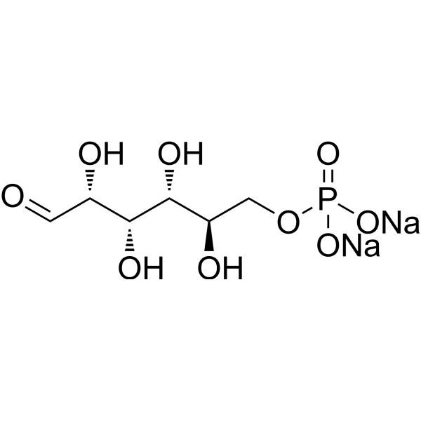 D-Glucose 6-phosphate disodium salt Structure