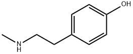 N-Methyltyramine Structure