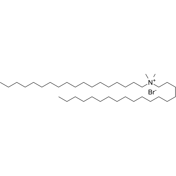 Dimethyldioctadecylammonium bromide Structure