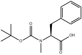 Boc-N-Me-Phe-OH Structure