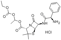 Bacampicillin hydrochloride Structure