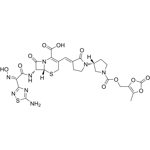 Ceftobiprole medocaril Structure