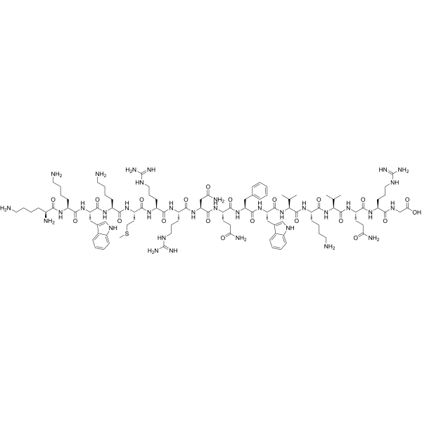 Antennapedia Leader Peptide (CT) Structure