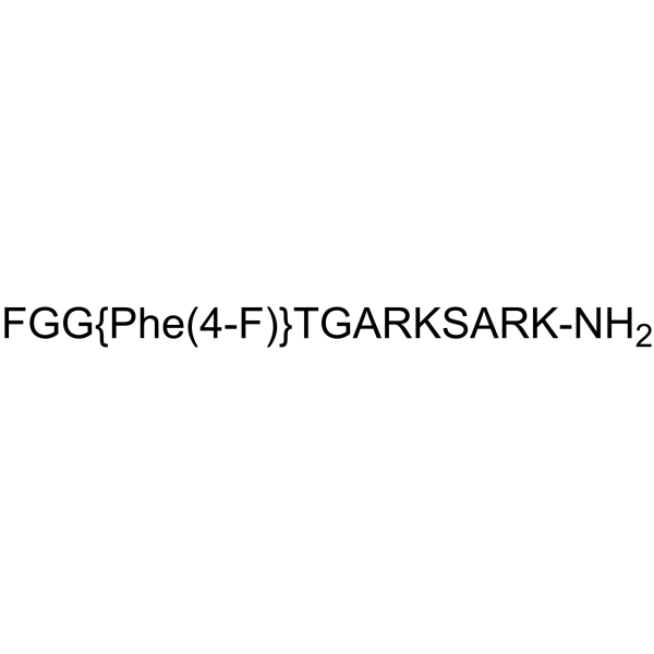 [(pF)Phe4]Nociceptin(1-13)NH2 Structure