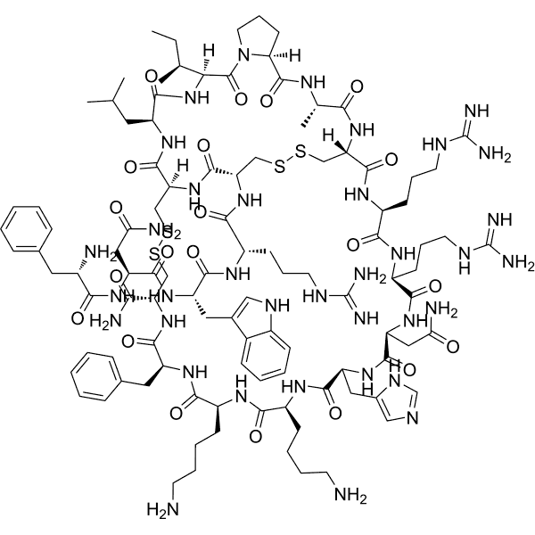 Conopeptide rho-TIA Structure