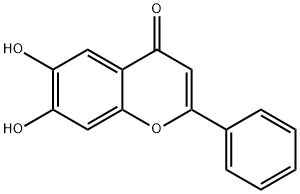 6,7-Dihydroxyflavone Structure