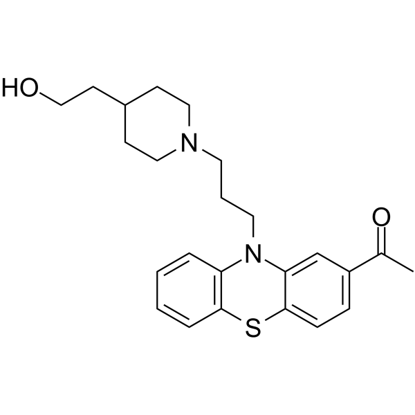 Piperacetazine  Structure
