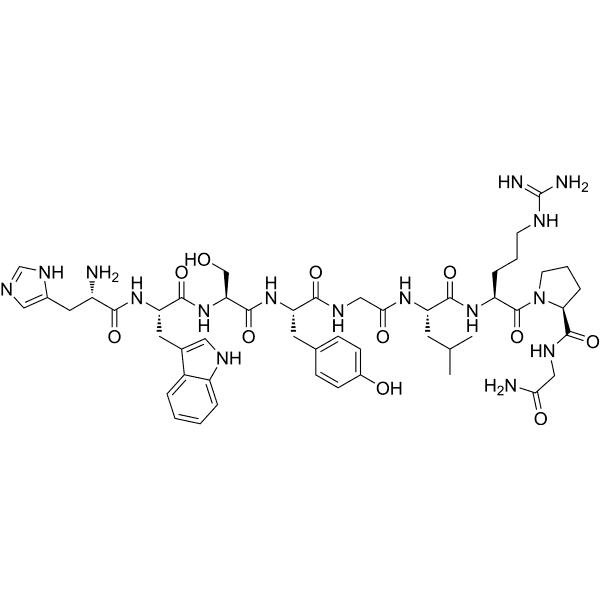 (Des-Pyr1)-LHRH Structure