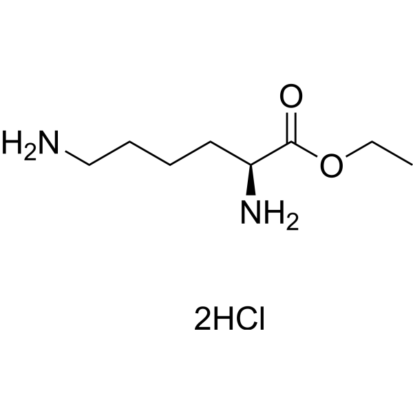 L-Lysine ethyl ester dihydrochloride Structure