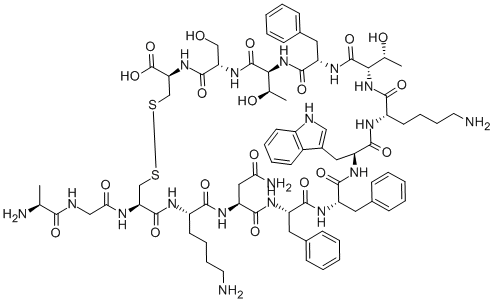 Somatostatin Acetate Structure