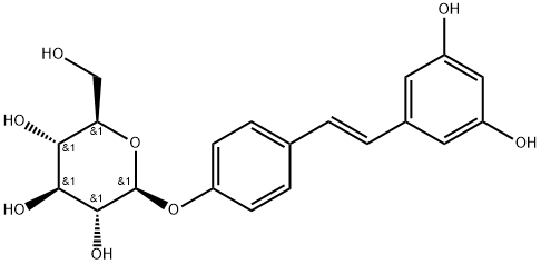 Resveratroloside Structure
