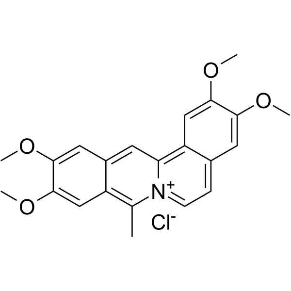 Coralyne chloride  Structure